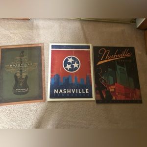 3 Nashville posters- FULL POSTER SIZE!